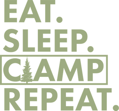 Eat Sleep Camp Repeat Camping Fan Women's Tank Top