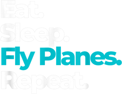 Eat Sleep Fly Planes Repeat For Aircraft Pilots Button