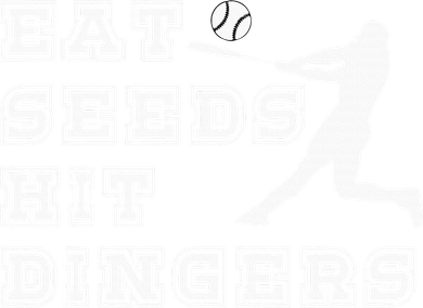 Eat Seeds Hit Dinger Baseball Lover Kids T-Shirt