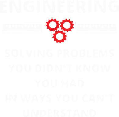 Engineering Solving Problems Funny Sarcastic Engineer Apron