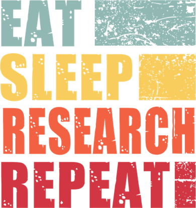 Eat Sleep Research Repeat Funny Gift Bucket Hat