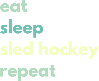 Eat Sleep Sled Hockey Repeat Cool Gift Kids Sweatshirt