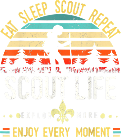 Eat Sleep Scout Repeat Vintage Scouting Scout Life Toddler T-Shirt