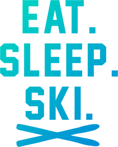 Eat Sleep Ski Skiing Winter Ski Lover Gift Toddler T-Shirt