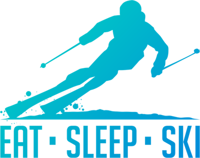 Eat Sleep Ski Skiing Skier Snow Winter Vacation Gift Toddler T-Shirt