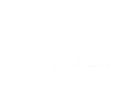 Eat Sleep Softball Repeat Women's Tank Top