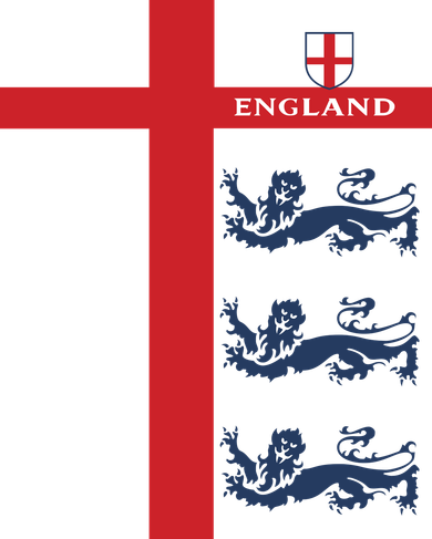 England Soccer Three Lions Flag Hat