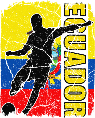 Ecuadorian Soccer Team Ecuador Flag Jersey Football Fans Women's Sweatshirt