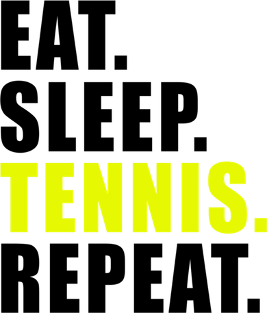 Eat Sleep Tennis Repeat Ball Sport Gift Backpack