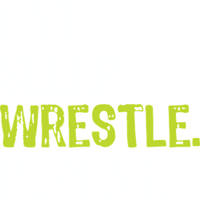 Eat Sleep Wrestle Repeat Wrestling Wrestler Funny Button