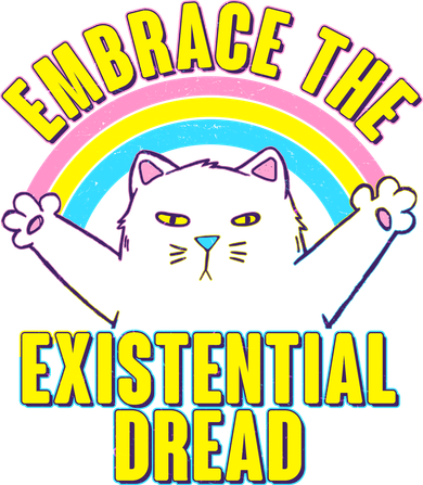 Embrace The Existential Dread Cat Polo