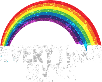 Everything Sucks Rainbow Toddler Hoodie