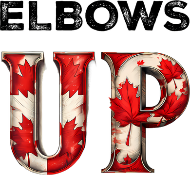 Elbows Up Proud Canadians Against Tariffs Women's T-Shirt