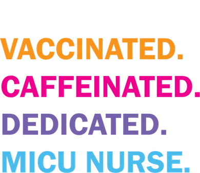Educated Vaccinated Caffeinated Dedicated Micu Icu Nurse Rn Gift Beanie