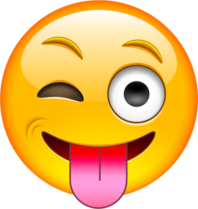 Emoticon Tongue Out Emoji with Winking Eye Smiley Kids Hoodie