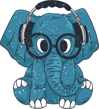 Elephant With Glasses Women's Tank Top