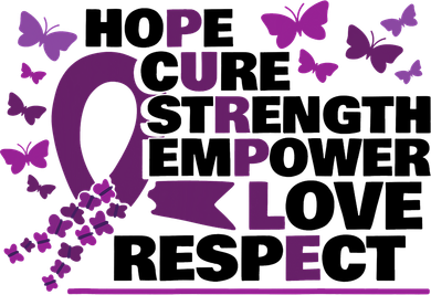 Epilepsy Warrior Purple Ribbon Butterfly Women's Long Sleeve Shirt