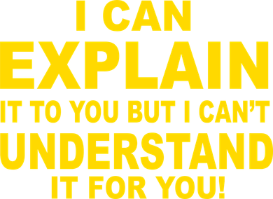 I Can Explain It But I can't Understand It For You Hat