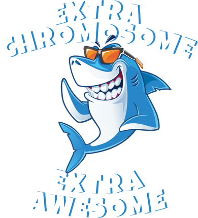 Down Syndrome - Extra Chromosome Shark Backpack