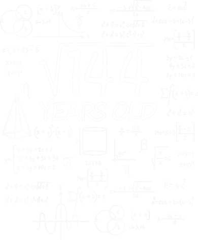 Funny 12th Birthday 144 Math Square Root Baby Bodysuit