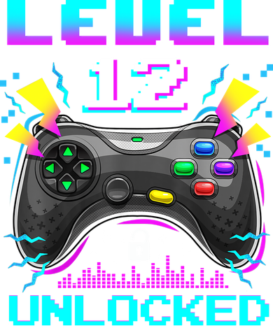 Funny 12th Birthday Video Game Gift Birthday Gaming Toddler T-Shirt