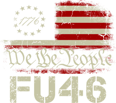 FU 46 Vintage 1776 American Flag Funny Biden Patriots FU46 Toddler T-Shirt