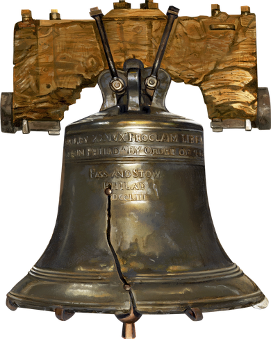 Realistic Liberty Bell Button