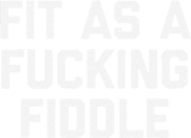 Fit As A Fucking Fiddle Funny Saying Sarcastic Novelty Coaster