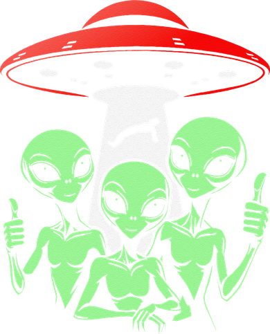 Funny Alien Abduction Selfie Alien Vacation Fishing Trip Women's Sweatshirt