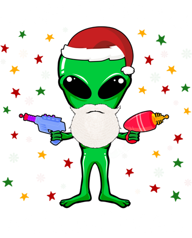Funny Alien Christmas Cool Gift Merry Christmas Pew Madafakas Funny Gift Mousepad