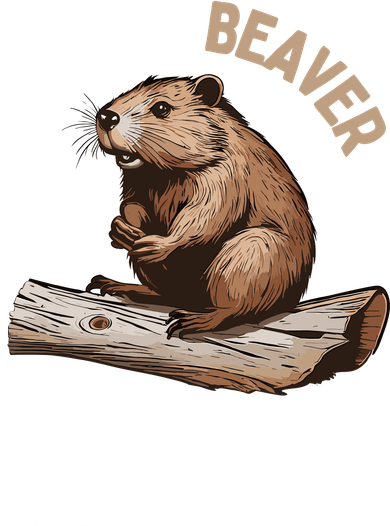 Funny A Clean Beaver Always Gets More Wood Beaver Lover Kids T-Shirt