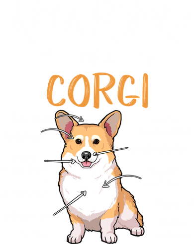 Funny Anatomy Corgi Dog Lover Gift Tumbler