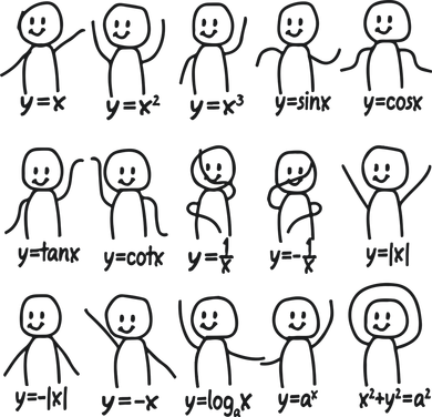Funny Algebra Dance Graph Figures Math Equation Toddler Long Sleeve