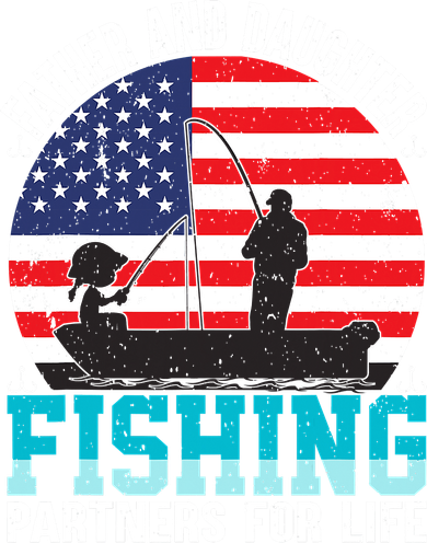Father And Daughter Fishing Partners For Life Funny Toddler Long Sleeve