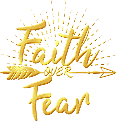 Faith Over Fear Gold Limited Edition Mousepad