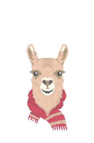 Fa La La La Llama Ugly Christmas Sweater Mousepad