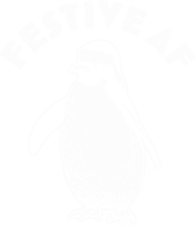Festive Af Penguin Gift Funny Christmas Retro Vintage Xmas Funny Gift Toddler Hoodie