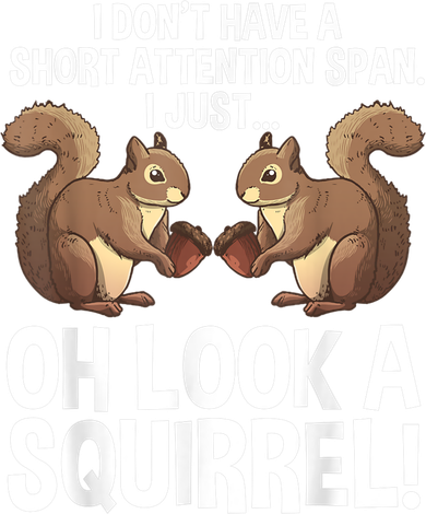Funny ADHD Squirrel Design For Men Women Chipmunk Pet Lovers Toddler Hoodie