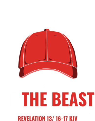 Funny Anti Trump Mark Of The Beast Red Hat Liberal Gift Coaster