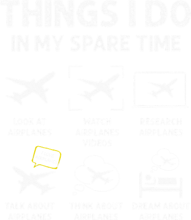 Funny Airplane Things I Do In My Spare Time Pilots Ornament