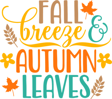 Fall Breeze Autumn Leaves Coaster