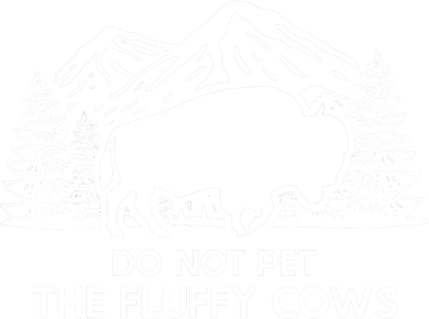 Funny Buffalo Bison Do Not Pet The Fluffy Cow Ornament