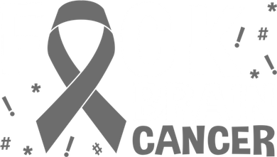 Fuck Brain Cancer Brain Tumor Gray Ribbon Gift Ornament