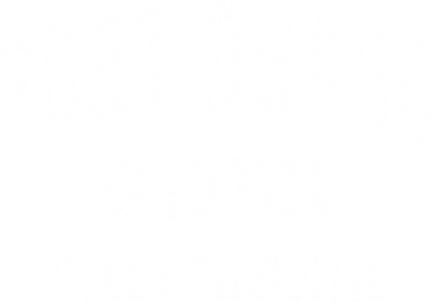 Fort Bragg California Ca Vintage Established Sports Button