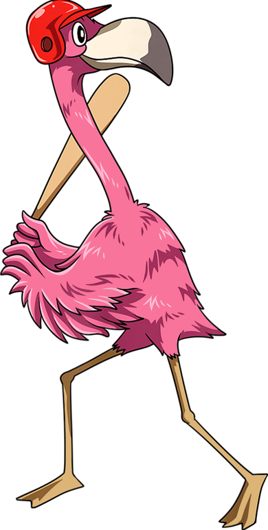 Flamingo Baseball Flamingo Playing Baseball Flamingo Women's Tank Top