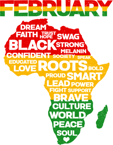 February Africa Black History Month Coaster