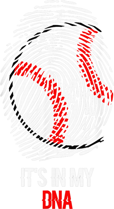 Funny Baseball  - It's in my DNA Fingerprint Shirt Coaster