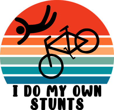 Funny Bike I Do My Own Stunts Cycling Mousepad
