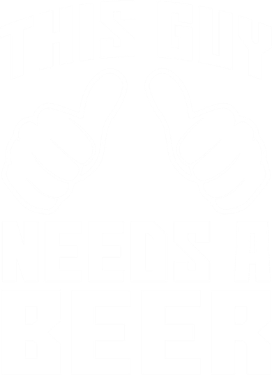 Funny Beer Lover This Guy Needs A Beer Gift Long Sleeve Shirt