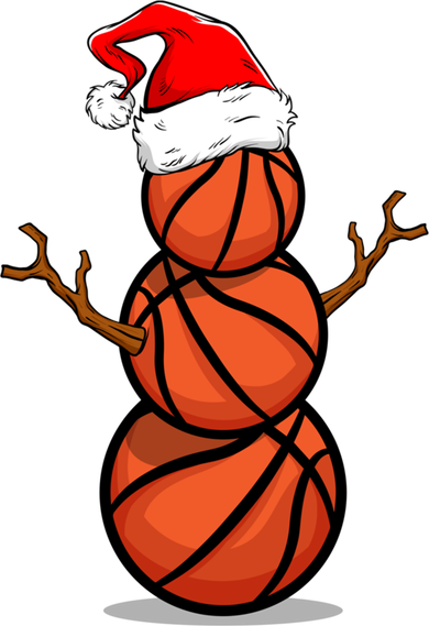 Funny Basketball Player Snow Christmas Gift Coffee Mug